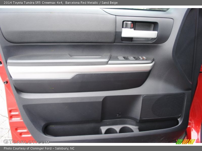 Barcelona Red Metallic / Sand Beige 2014 Toyota Tundra SR5 Crewmax 4x4