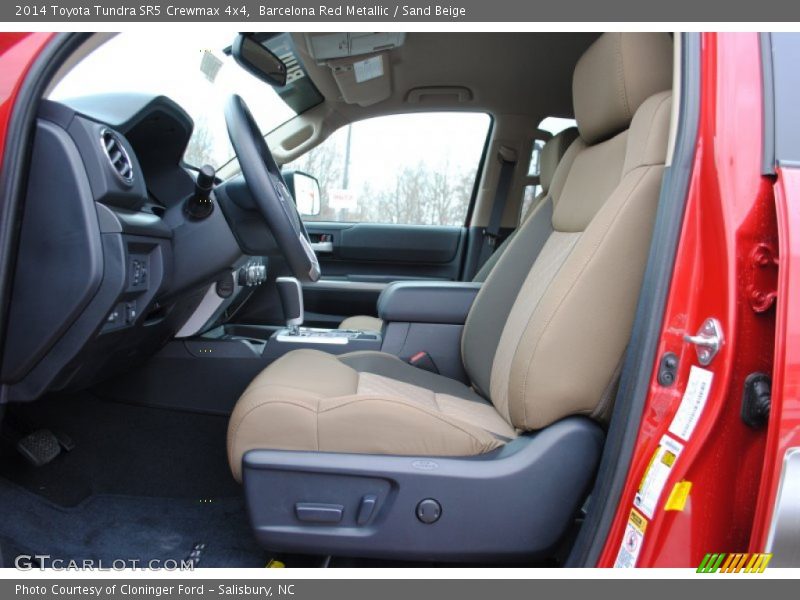 Barcelona Red Metallic / Sand Beige 2014 Toyota Tundra SR5 Crewmax 4x4