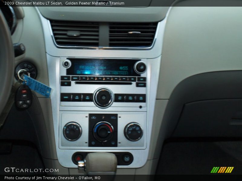 Golden Pewter Metallic / Titanium 2009 Chevrolet Malibu LT Sedan