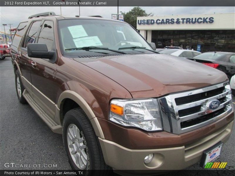 Golden Bronze Metallic / Camel 2012 Ford Expedition XLT