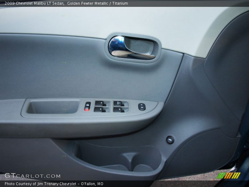 Golden Pewter Metallic / Titanium 2009 Chevrolet Malibu LT Sedan