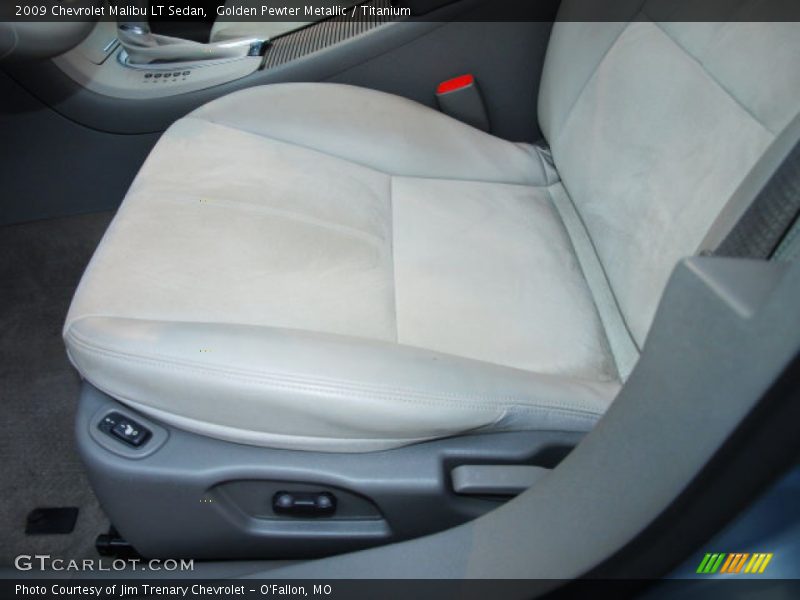 Golden Pewter Metallic / Titanium 2009 Chevrolet Malibu LT Sedan