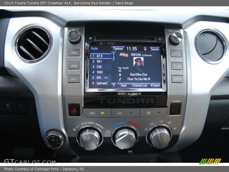 Barcelona Red Metallic / Sand Beige 2014 Toyota Tundra SR5 Crewmax 4x4