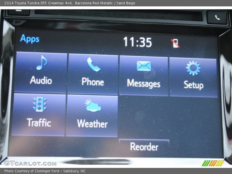 Barcelona Red Metallic / Sand Beige 2014 Toyota Tundra SR5 Crewmax 4x4