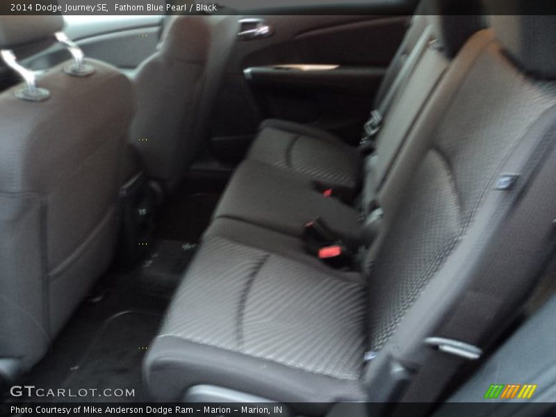 Fathom Blue Pearl / Black 2014 Dodge Journey SE