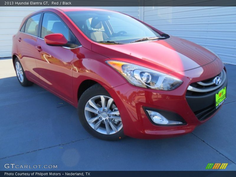 Red / Black 2013 Hyundai Elantra GT