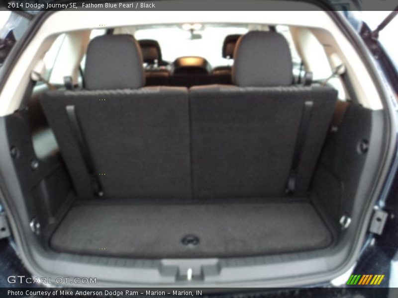 Fathom Blue Pearl / Black 2014 Dodge Journey SE