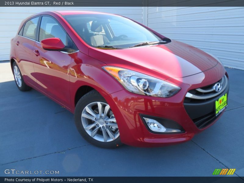 Red / Black 2013 Hyundai Elantra GT