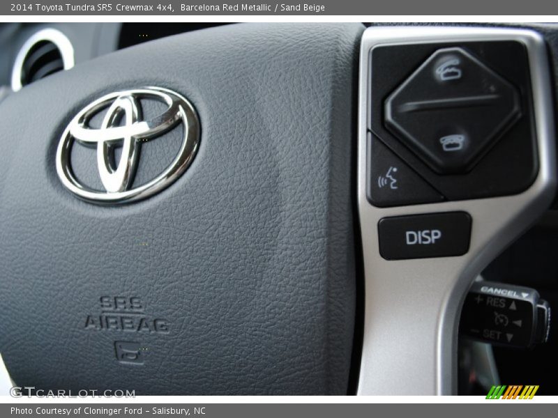 Barcelona Red Metallic / Sand Beige 2014 Toyota Tundra SR5 Crewmax 4x4