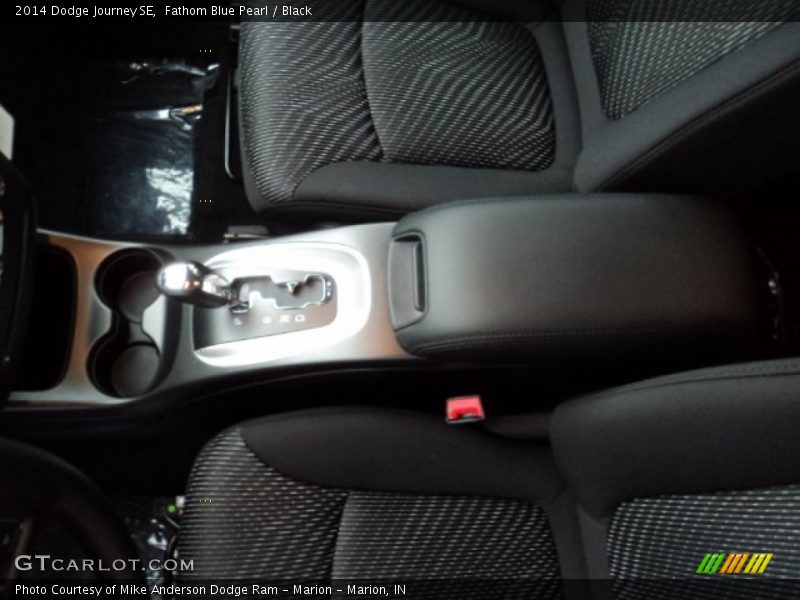 Fathom Blue Pearl / Black 2014 Dodge Journey SE