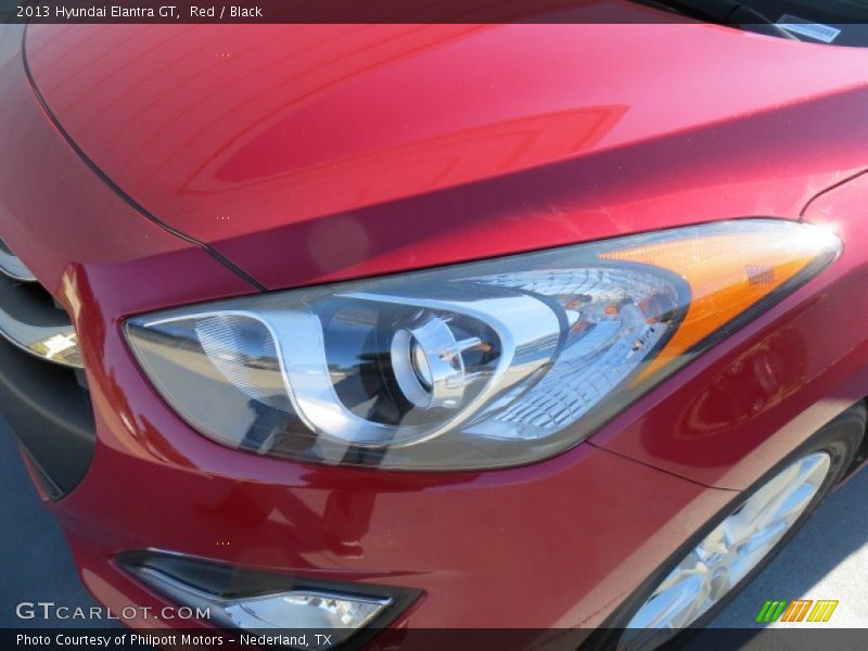 Red / Black 2013 Hyundai Elantra GT