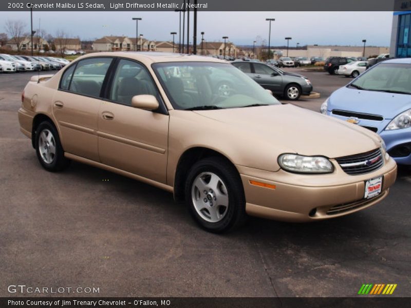 Light Driftwood Metallic / Neutral 2002 Chevrolet Malibu LS Sedan