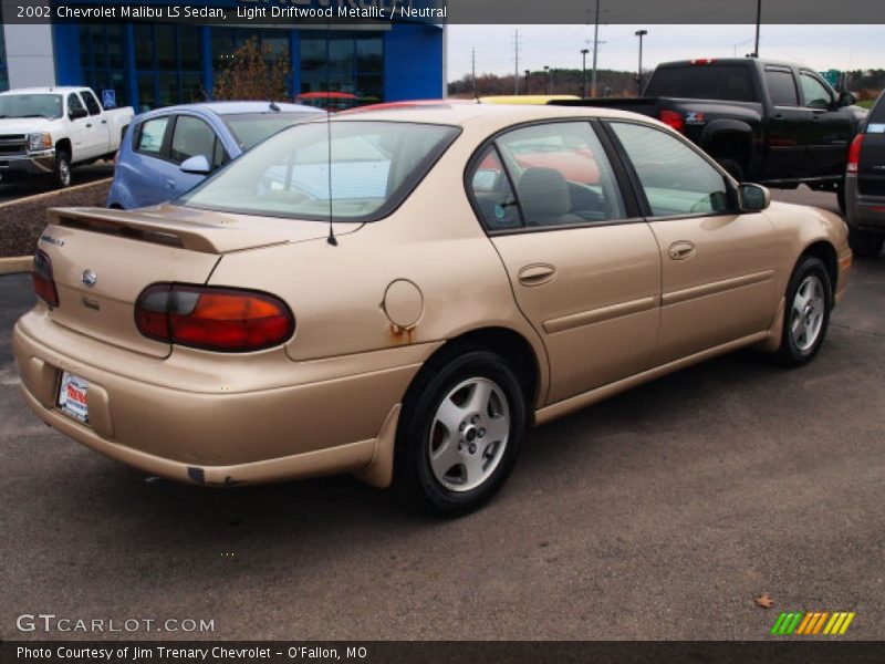 Light Driftwood Metallic / Neutral 2002 Chevrolet Malibu LS Sedan