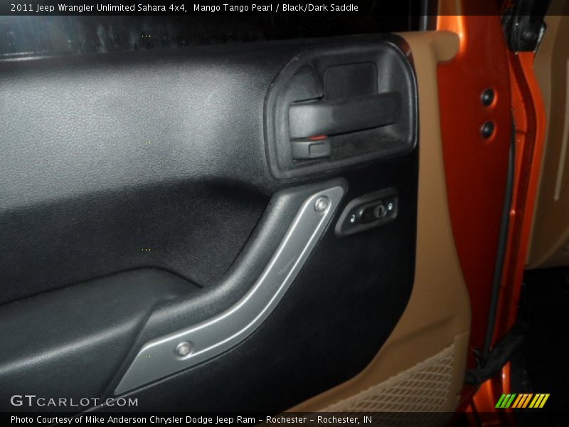 Mango Tango Pearl / Black/Dark Saddle 2011 Jeep Wrangler Unlimited Sahara 4x4