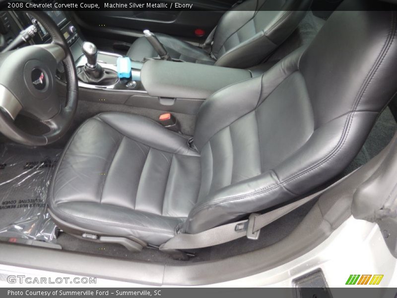 Front Seat of 2008 Corvette Coupe