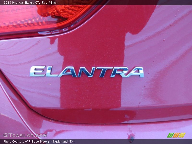 Red / Black 2013 Hyundai Elantra GT