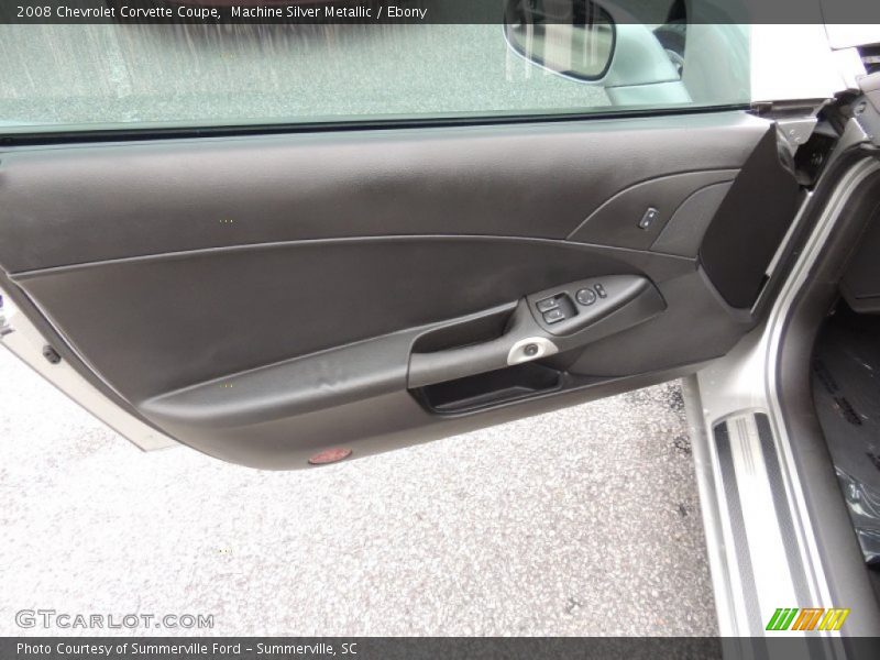 Machine Silver Metallic / Ebony 2008 Chevrolet Corvette Coupe