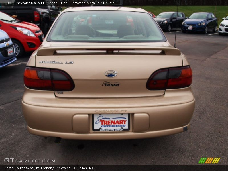 Light Driftwood Metallic / Neutral 2002 Chevrolet Malibu LS Sedan