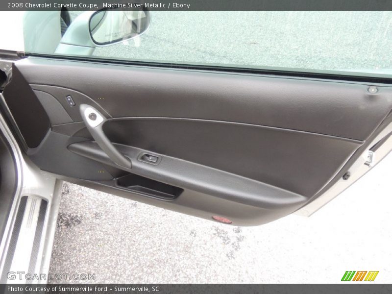 Machine Silver Metallic / Ebony 2008 Chevrolet Corvette Coupe
