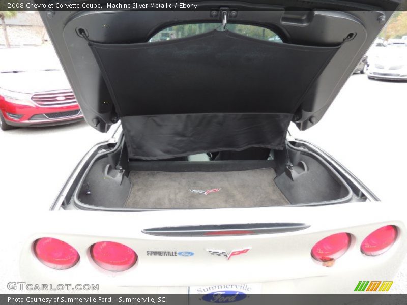 Machine Silver Metallic / Ebony 2008 Chevrolet Corvette Coupe