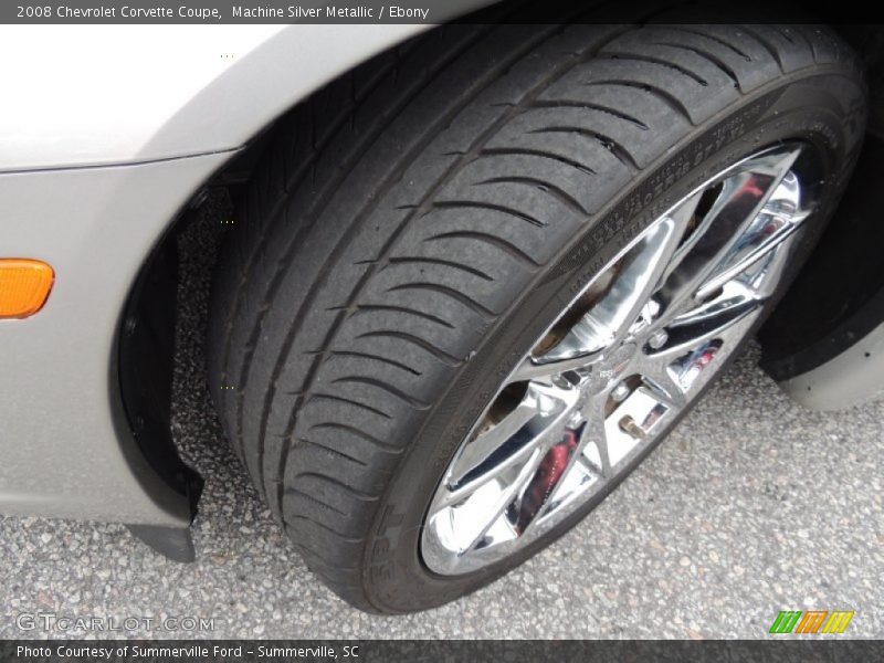 Machine Silver Metallic / Ebony 2008 Chevrolet Corvette Coupe