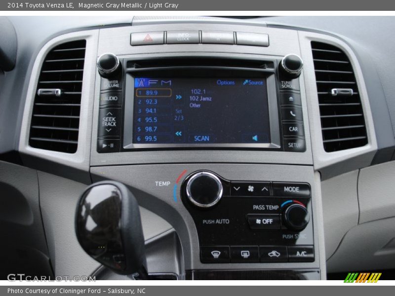 Magnetic Gray Metallic / Light Gray 2014 Toyota Venza LE