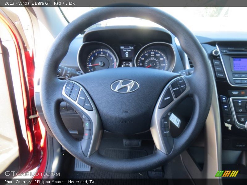 Red / Black 2013 Hyundai Elantra GT