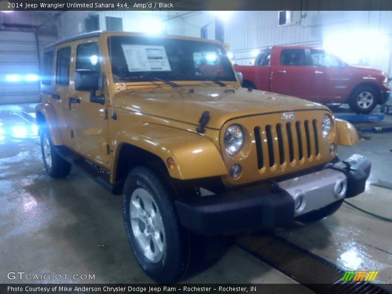Amp'd / Black 2014 Jeep Wrangler Unlimited Sahara 4x4