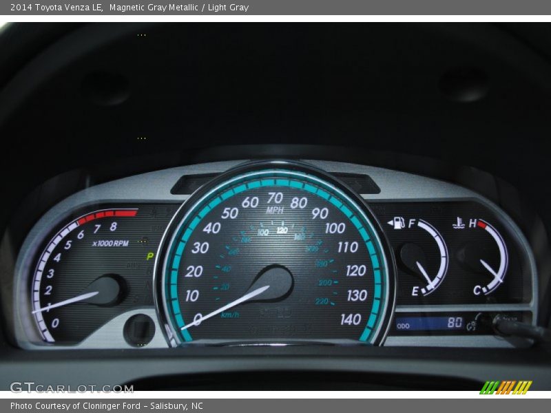 Magnetic Gray Metallic / Light Gray 2014 Toyota Venza LE