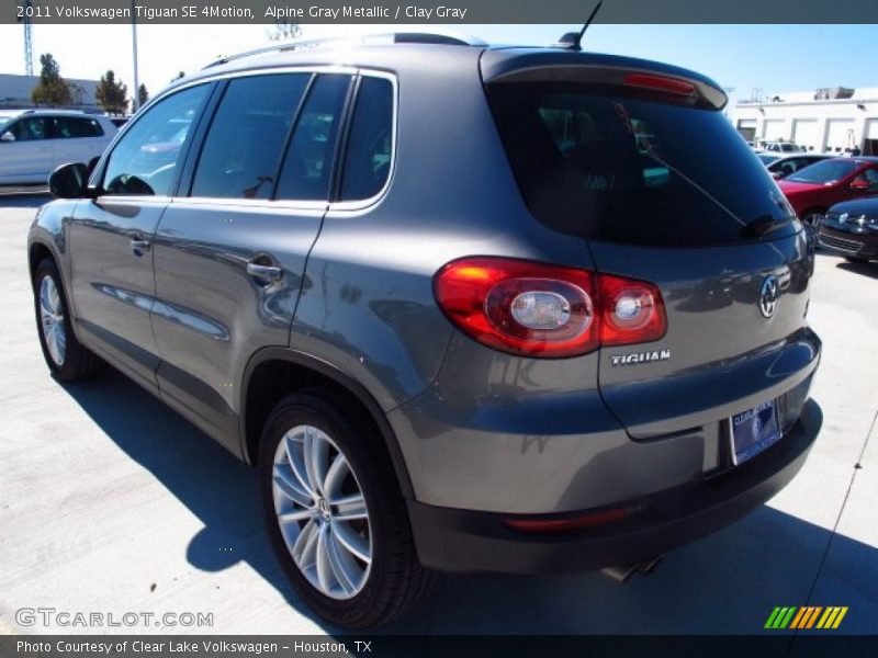 Alpine Gray Metallic / Clay Gray 2011 Volkswagen Tiguan SE 4Motion