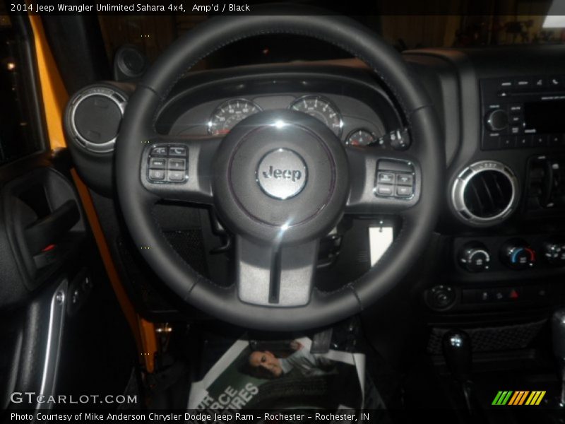 Amp'd / Black 2014 Jeep Wrangler Unlimited Sahara 4x4