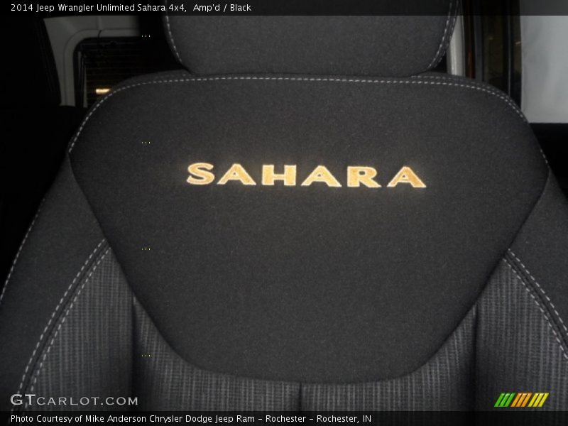 Amp'd / Black 2014 Jeep Wrangler Unlimited Sahara 4x4