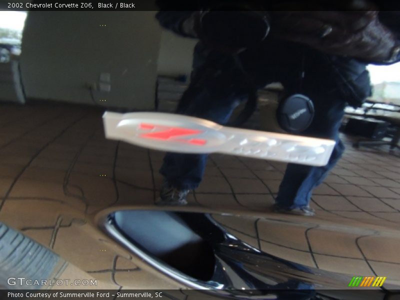 Black / Black 2002 Chevrolet Corvette Z06