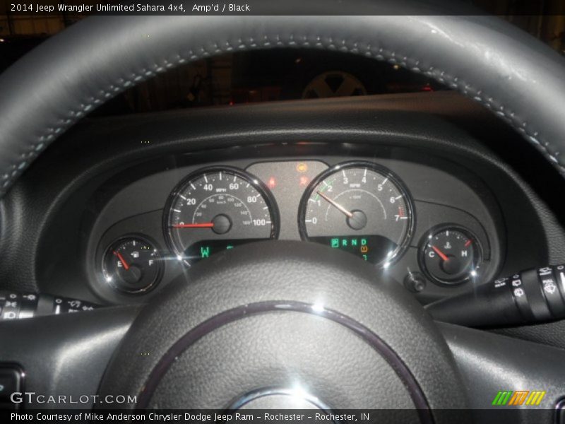 Amp'd / Black 2014 Jeep Wrangler Unlimited Sahara 4x4