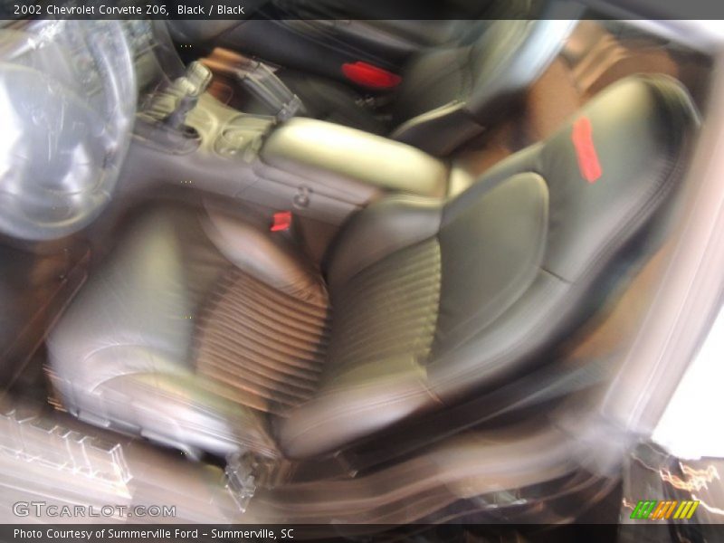 Black / Black 2002 Chevrolet Corvette Z06