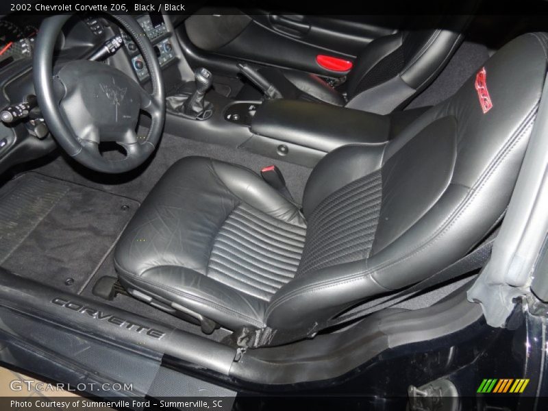 Front Seat of 2002 Corvette Z06
