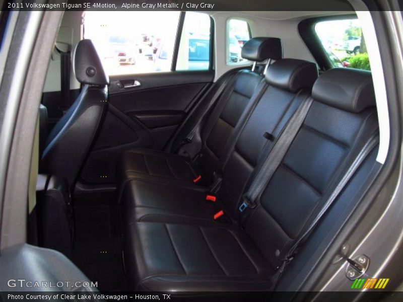 Rear Seat of 2011 Tiguan SE 4Motion