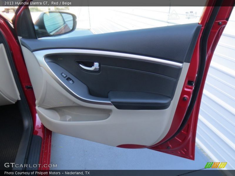 Red / Beige 2013 Hyundai Elantra GT