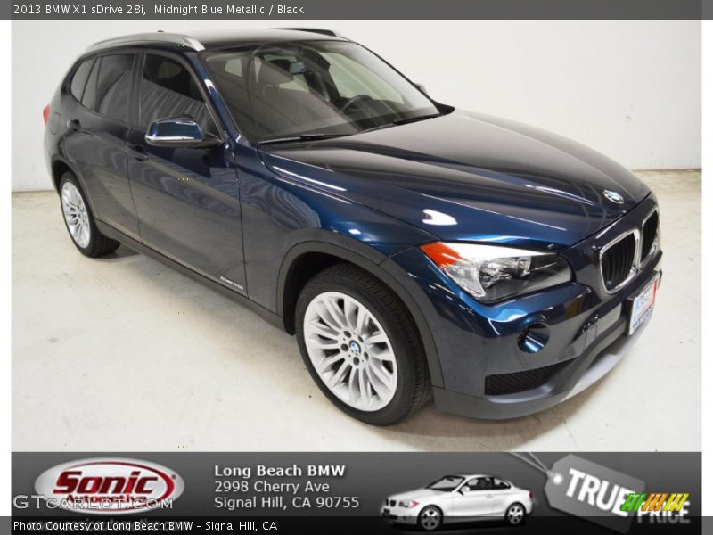 Midnight Blue Metallic / Black 2013 BMW X1 sDrive 28i