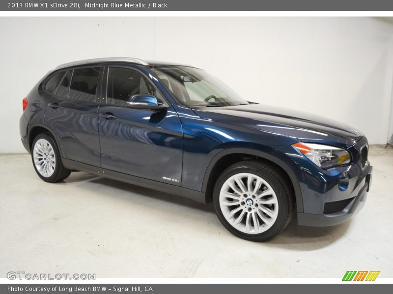 Midnight Blue Metallic / Black 2013 BMW X1 sDrive 28i