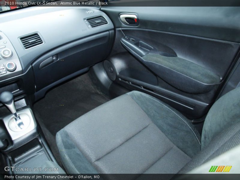 Atomic Blue Metallic / Black 2010 Honda Civic LX-S Sedan