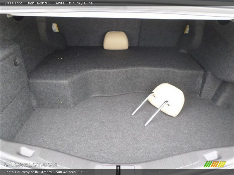 White Platinum / Dune 2014 Ford Fusion Hybrid SE