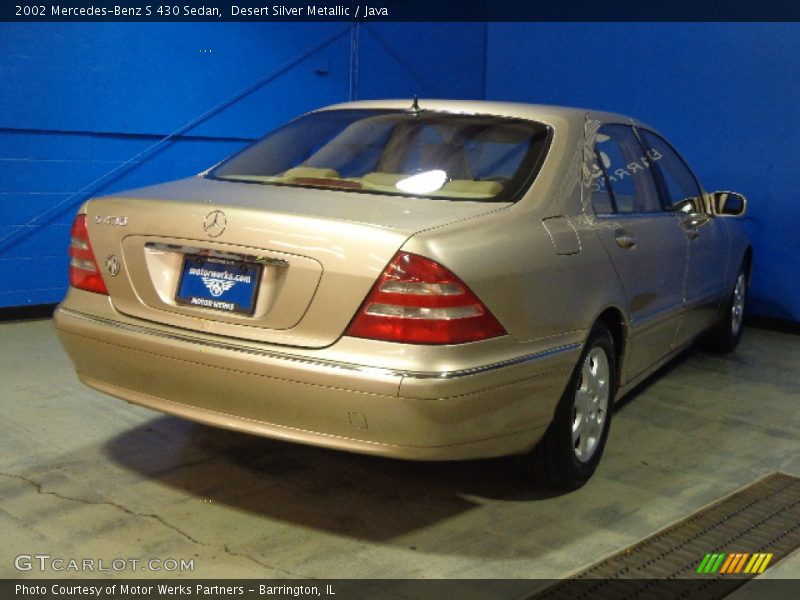 Desert Silver Metallic / Java 2002 Mercedes-Benz S 430 Sedan
