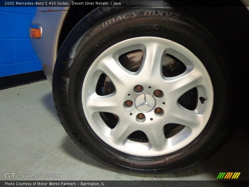 Desert Silver Metallic / Java 2002 Mercedes-Benz S 430 Sedan