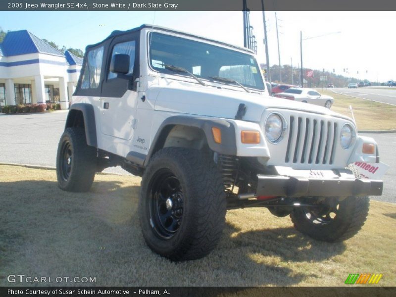 Stone White / Dark Slate Gray 2005 Jeep Wrangler SE 4x4