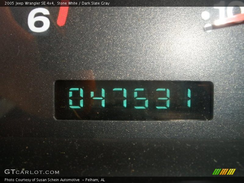 Stone White / Dark Slate Gray 2005 Jeep Wrangler SE 4x4