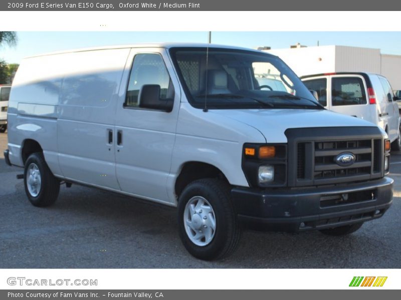 Oxford White / Medium Flint 2009 Ford E Series Van E150 Cargo