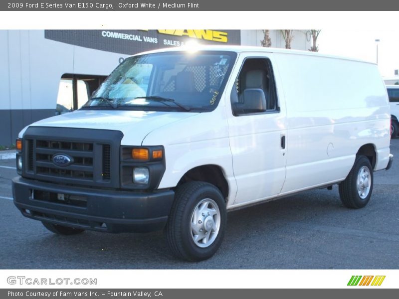 Oxford White / Medium Flint 2009 Ford E Series Van E150 Cargo