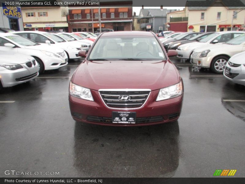 Dark Cherry Red / Camel 2010 Hyundai Sonata GLS
