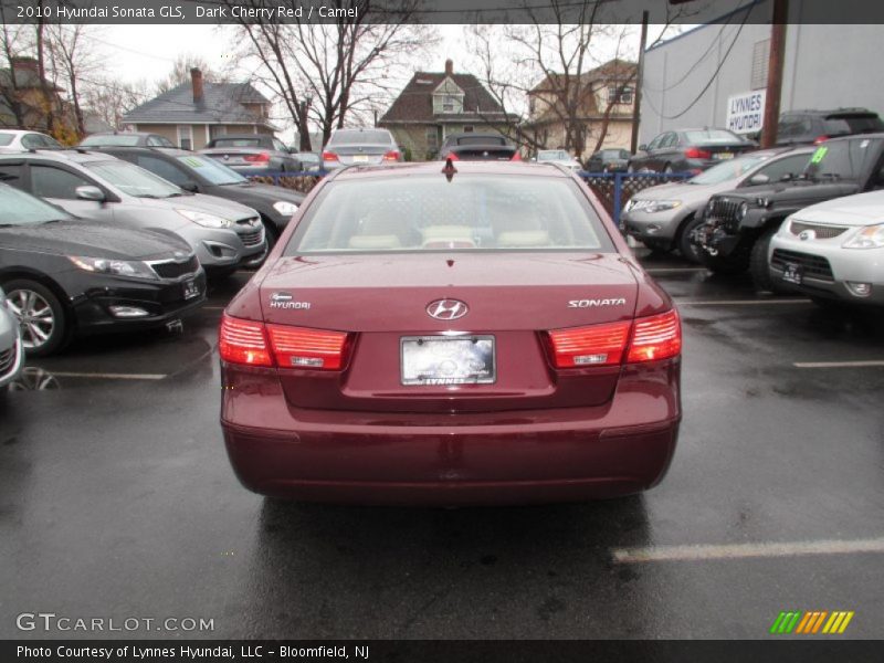 Dark Cherry Red / Camel 2010 Hyundai Sonata GLS